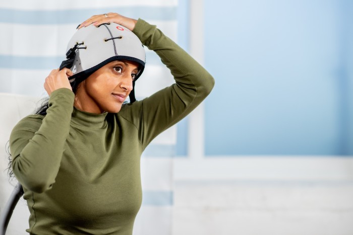 Close up shot female fitting Paxman cold cap.jpg